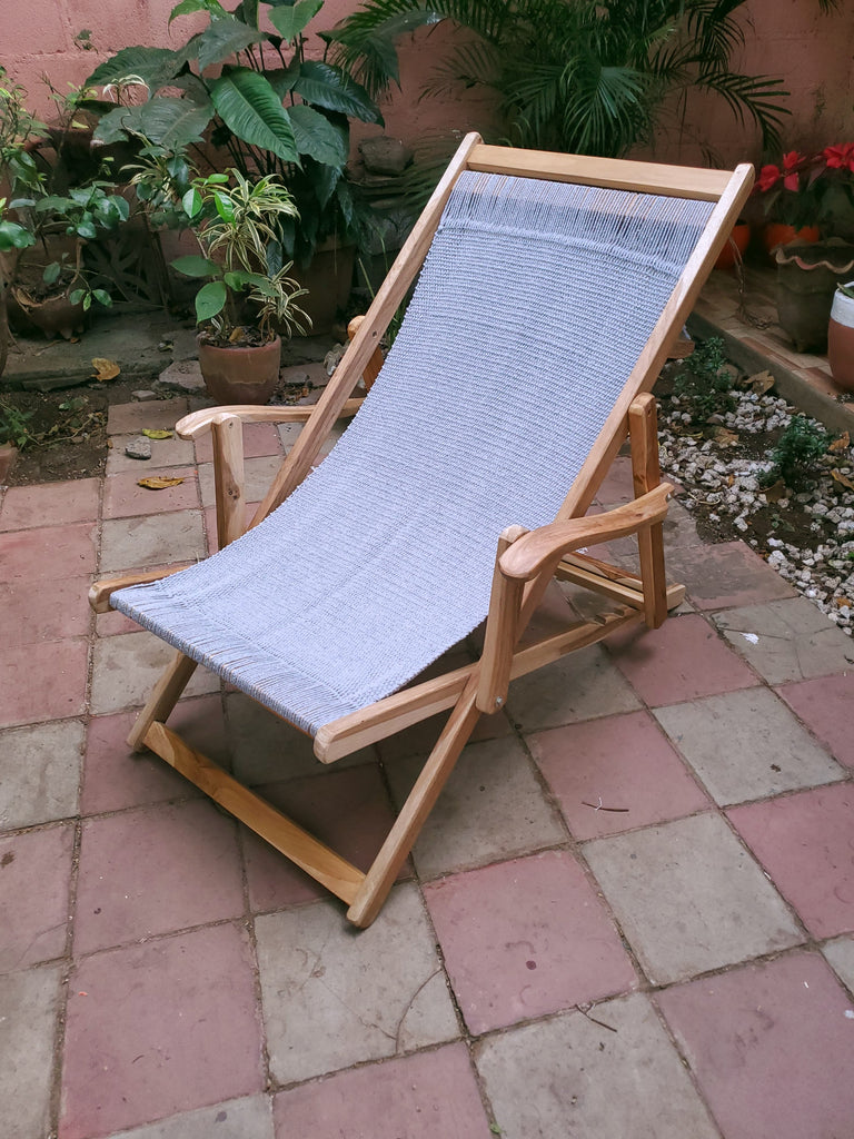 Wooden Rope Lazy Chair- foldable
