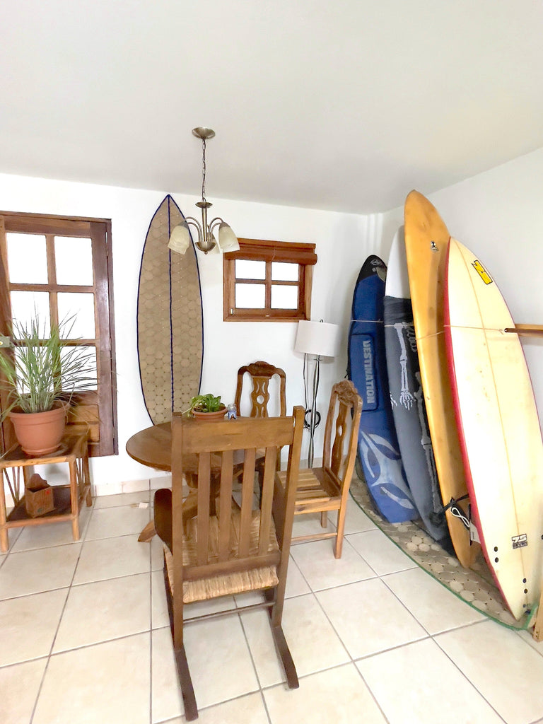 surf board rug- fish 6' 8