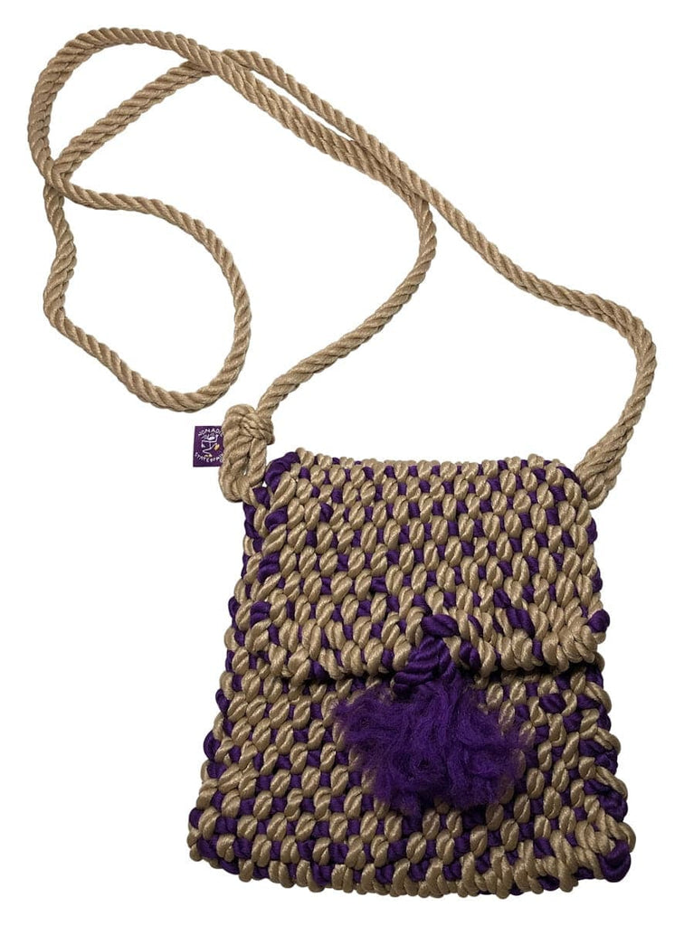 The Micro Trip Bag Camel/Purple